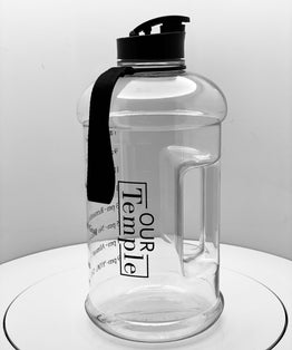 Our Temple Motivational 2L Water Bottle